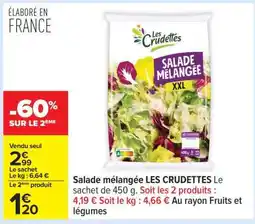 Carrefour Salade mélangée LES CRUDETTES offre