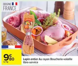 Carrefour LAPIN ENTIER offre
