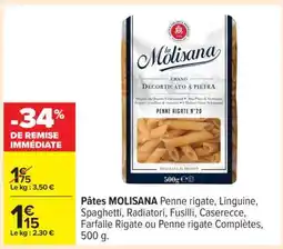 Carrefour Pâtes MOLISANA offre