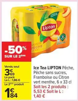 Carrefour ICE TEA LIPTON offre