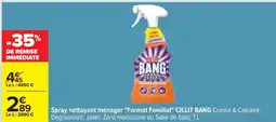 Carrefour Spray nettoyant ménager Format Familial CILLIT BANG offre