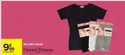 Carrefour Tee shirt chaud offre