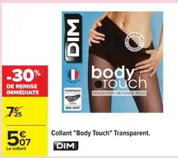 Carrefour Collant Body Touch Transparent offre