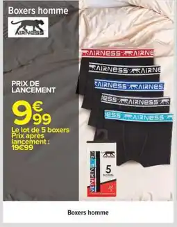 Carrefour Boxers homme offre