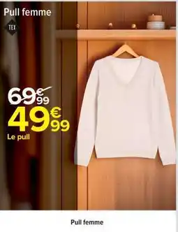 Carrefour Pull femme offre