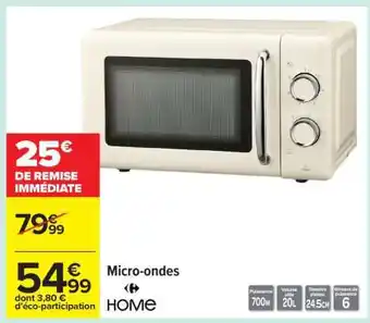 Carrefour Micro-ondes offre