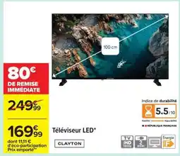Carrefour Téléviseur LED offre
