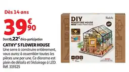 Auchan Cathy's flower house offre