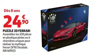 Auchan Puzzle 3d ferrari offre