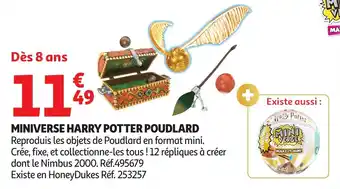 Auchan Miniverse harry potter poudlard offre