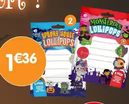 b&m Tricky Treats Sucettes halloween offre