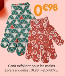 b&m Gant exfoliant pour les mains offre