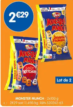 b&m Vico Monster Munch offre
