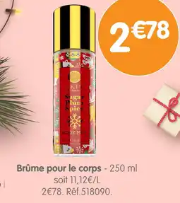 b&m Skin Techniques Brûme pour le corps offre