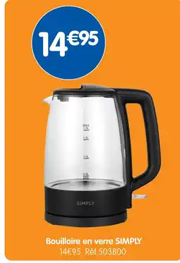 b&m SIMPLY Bouilloire en verre offre