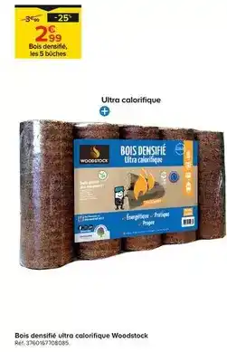 Trafic Woodstock - bois densifié ultra calorifique offre