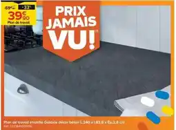 Trafic Plan de travail stratifié galaxie offre