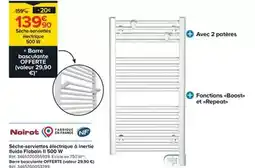 Trafic Noirot - sèche-serviettes électrique à inertie fluide flobain ii 500 w offre