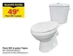 Trafic Pack wc a poser topia offre