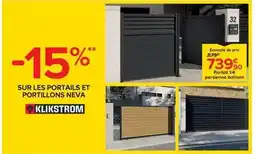 Trafic Klikstrom - sur les portails et portillons neva offre