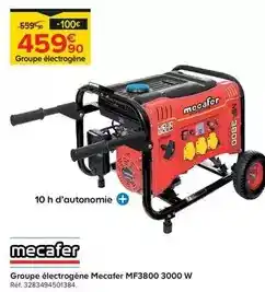 Trafic Mecafer - groupe électrogène mf3800 3000 w offre