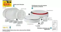 Trafic Somfy - systeme d'alarme home alarm advanced max 1875254 offre
