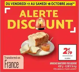 Netto Brioche manterre pur beurre offre