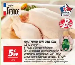 Netto Signal - poulet fermier blanc label rouge offre