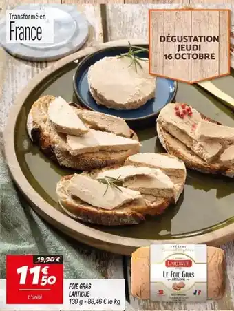 Netto Lartigue - foie gras offre