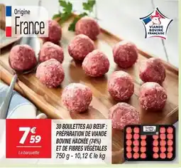 Netto Boulettes au boeuf: préparation de viande bovine hachée offre