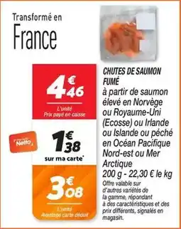 Netto Netto - chutes de saumon fume offre