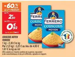 Netto Ferrero rocher - couscous moyen offre