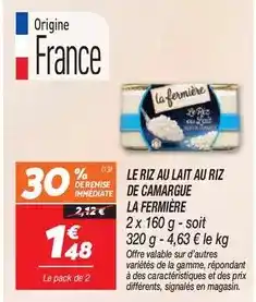 Netto Signal - le riz au lait au riz de camargue offre