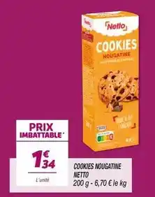 Netto Netto - cookies nougatine offre