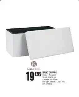 La Foir'Fouille Kokoon - banc coffre offre