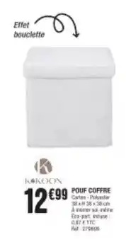 La Foir'Fouille Kokoon - pouf coffre offre