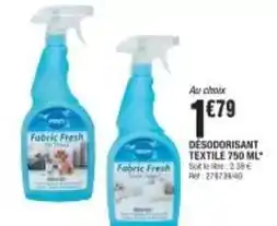 La Foir'Fouille Désodorisant textile offre