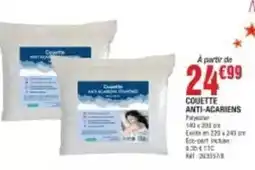 La Foir'Fouille Couette anti-acariens offre