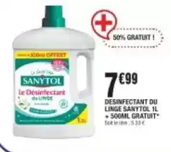 La Foir'Fouille Sanytol - desinfectant du linge offre