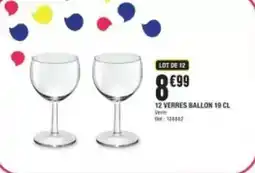 La Foir'Fouille 12 verres ballon offre
