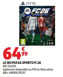 Auchan Le jeu ps5 ea sports fc 26 offre