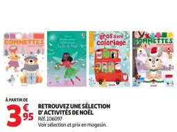 Auchan Retrouvez une sélection d'activités de noël offre