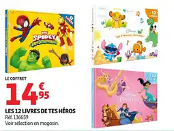 Auchan Les 12 livres de tes héros offre