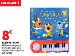 Auchan Le livre piano offre