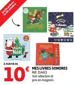 Auchan Mes livres sonores offre