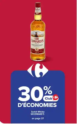 Carrefour Market SIR EDWARD'S Scotch Whisky offre