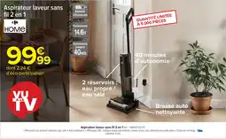 Carrefour Market Aspirateur laveur sans fil 2 en 1 offre
