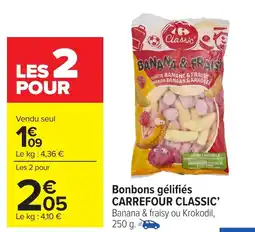 Carrefour Market CARREFOUR CLASSIC Bonbons gélifiés offre
