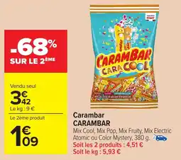 Carrefour Market CARAMBAR offre