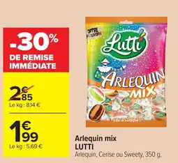 Carrefour Market LUTTI Arlequin mix offre